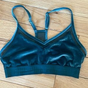 Victoria’s Secret velvet sports bra